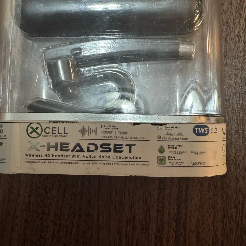 X Cell Wireless Headset Black